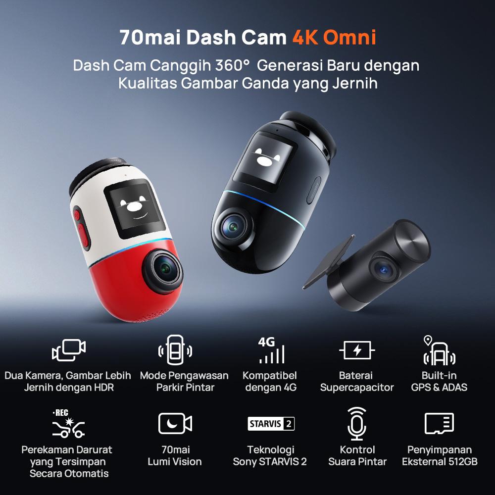 70MAI DASH CAM OMNI X800 4K
