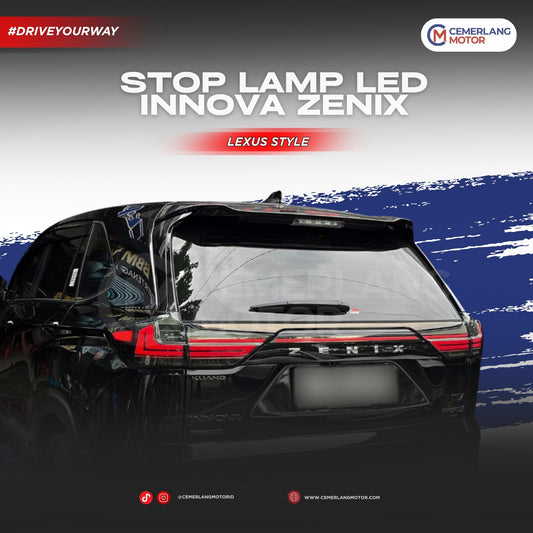 STOP LAMP LED AFTERMARKET INNOVA ZENIX LEXUS STYLE + TRUNK LID