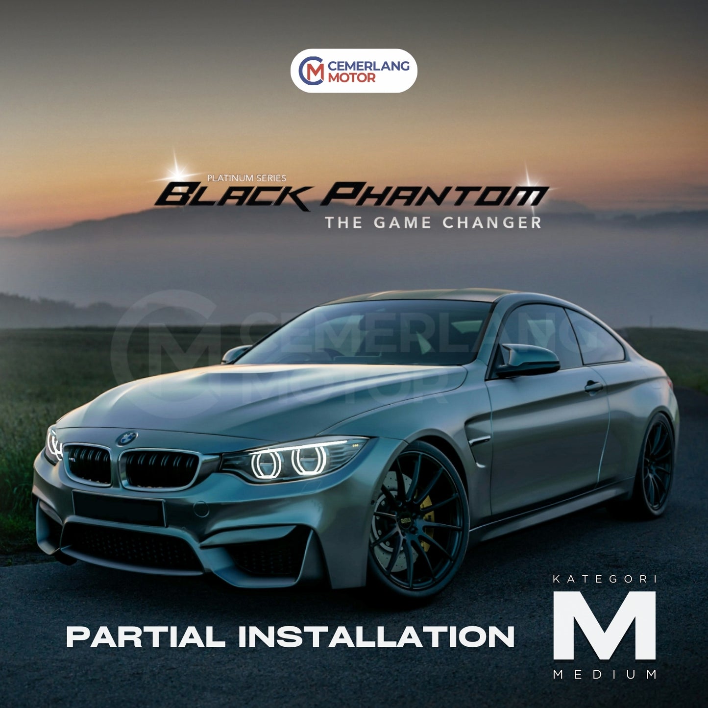 KACA FILM SOLARGARD BLACK PHANTOM PARTIAL