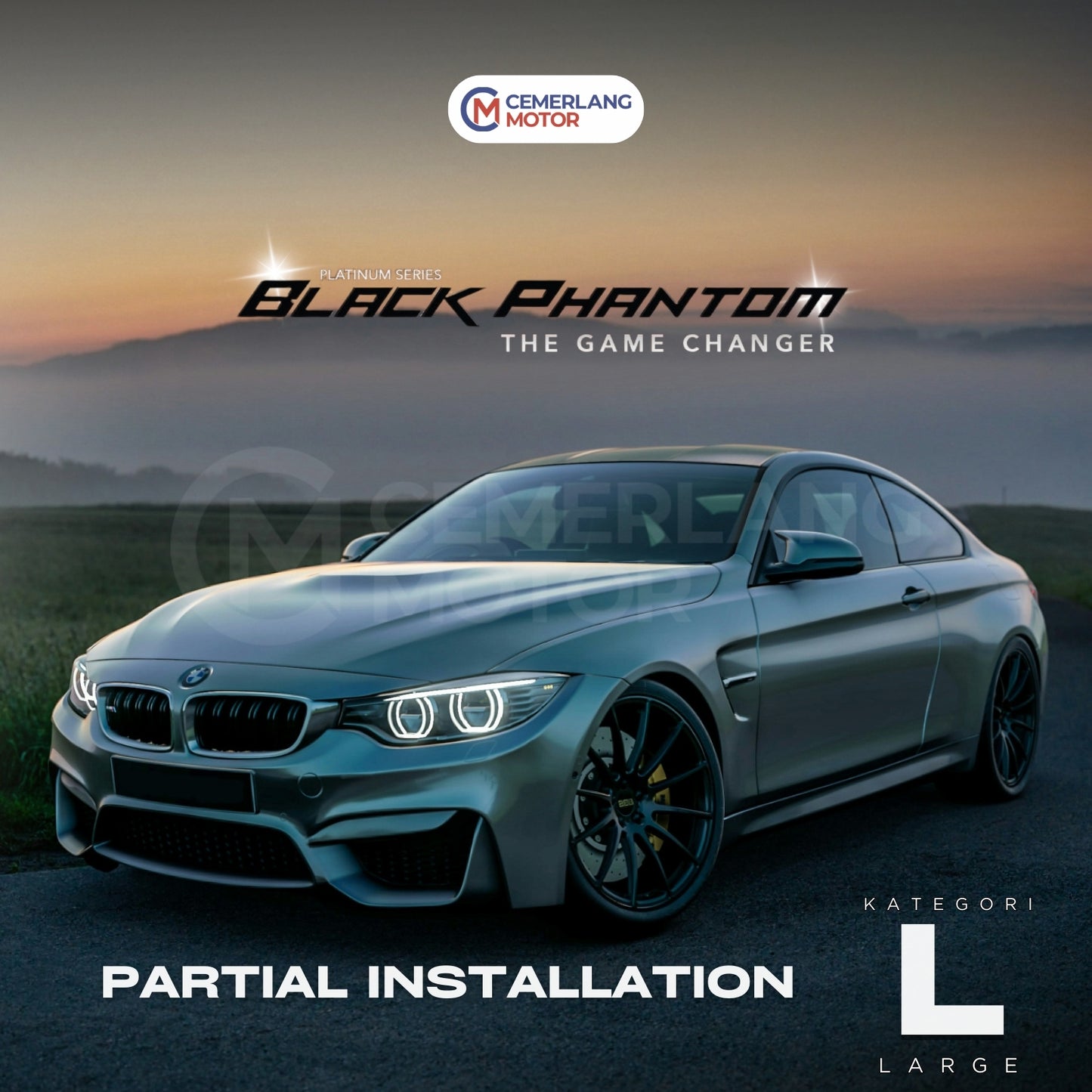 KACA FILM SOLARGARD BLACK PHANTOM PARTIAL