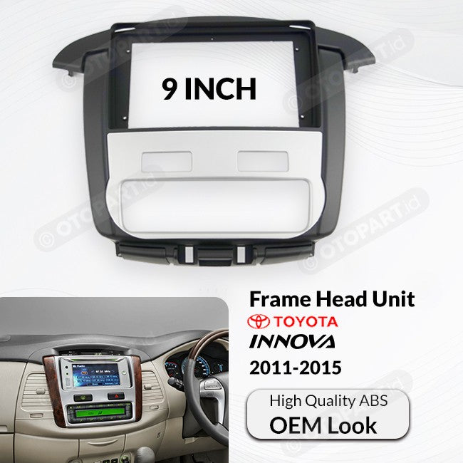 FRAME HEAD UNIT INNOVA V 2011-2015 9 inch OEM