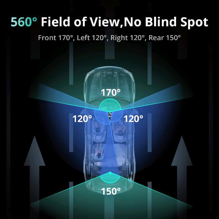 BOTSLAB DASHCAM DVR 4 CHANNEL G980H