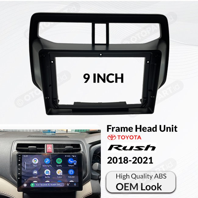 FRAME HEAD UNIT TOYOTA RUSH/TERIOS 2018 - ON 9 inch OEM