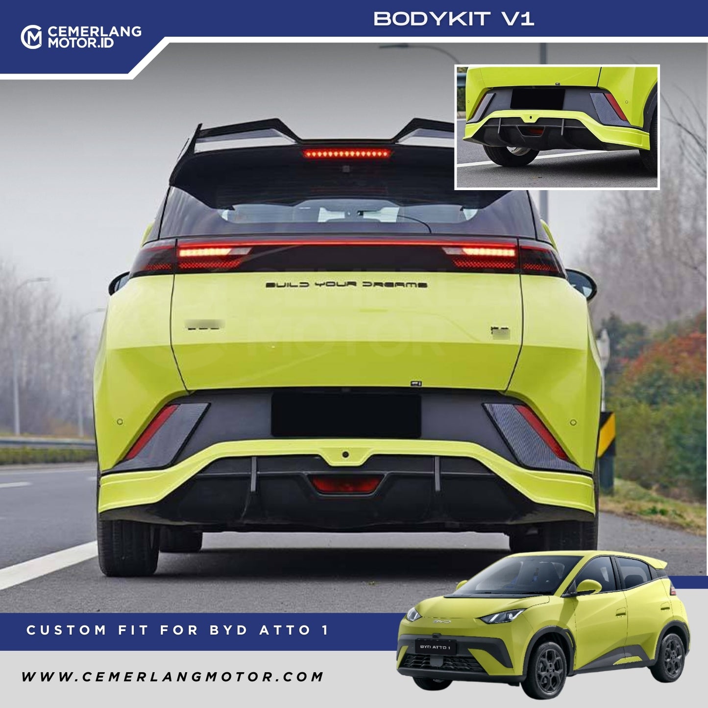 BODYKIT V1 BYD ATTO 1