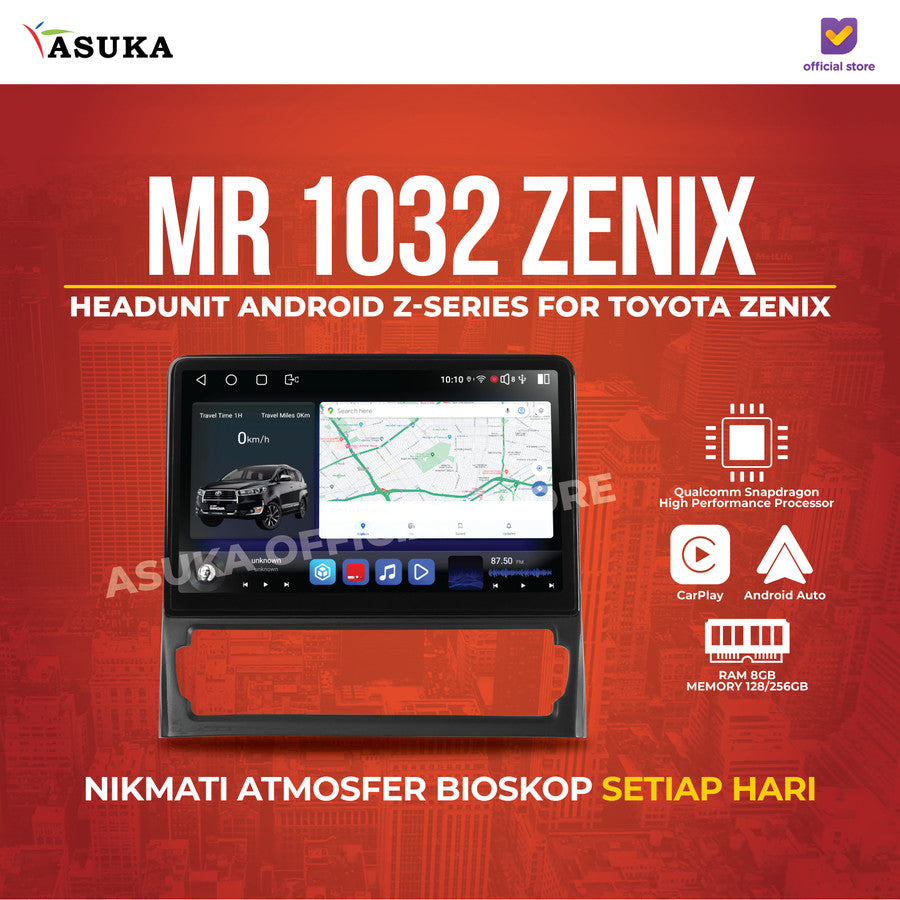 MIRAI HEAD UNIT ANDROID Z SERIES FOR ZENIX MR-1032 RAM 8+128 GB
