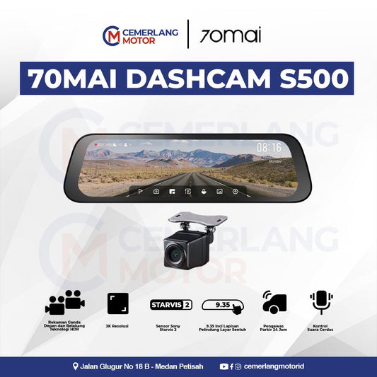 70MAI DASHCAM SPION S500