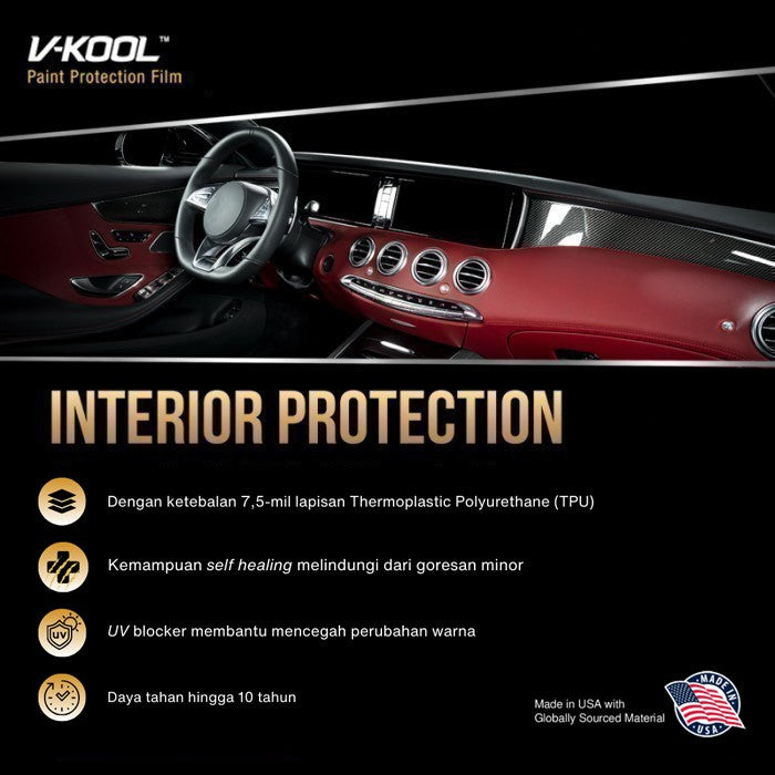 VKOOL PPF INTERIOR PROTECTOR ANTI GORES SCREEN BYD SEAL