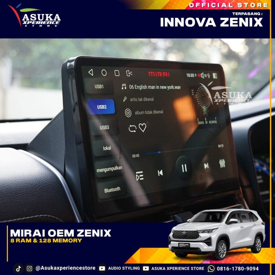 MIRAI HEAD UNIT ANDROID Z SERIES FOR ZENIX MR-1032 RAM 8+128 GB