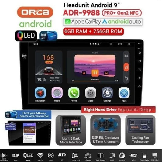 HEADUNIT ANDROID ORCA PRO PLUS