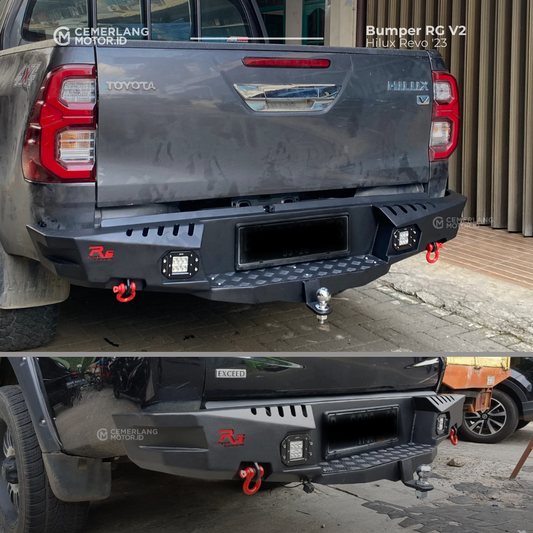 REAR BAR RG V2 FOR HILUX REVO (2016 - ON)