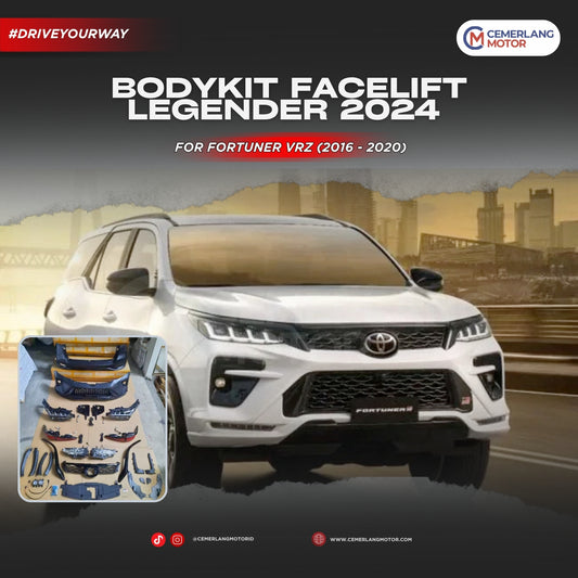 BODYKIT UPGRADE FORTUNER LEGENDER 2024 FORTUNER VRZ 2016 - 2023