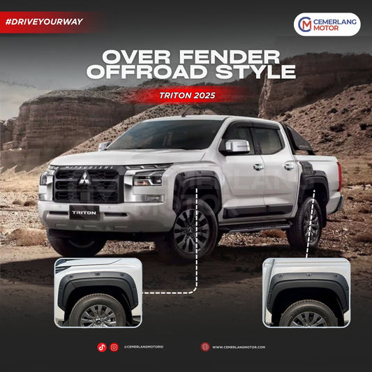 OVER FENDER TRITON 2025 MODEL INJECTION