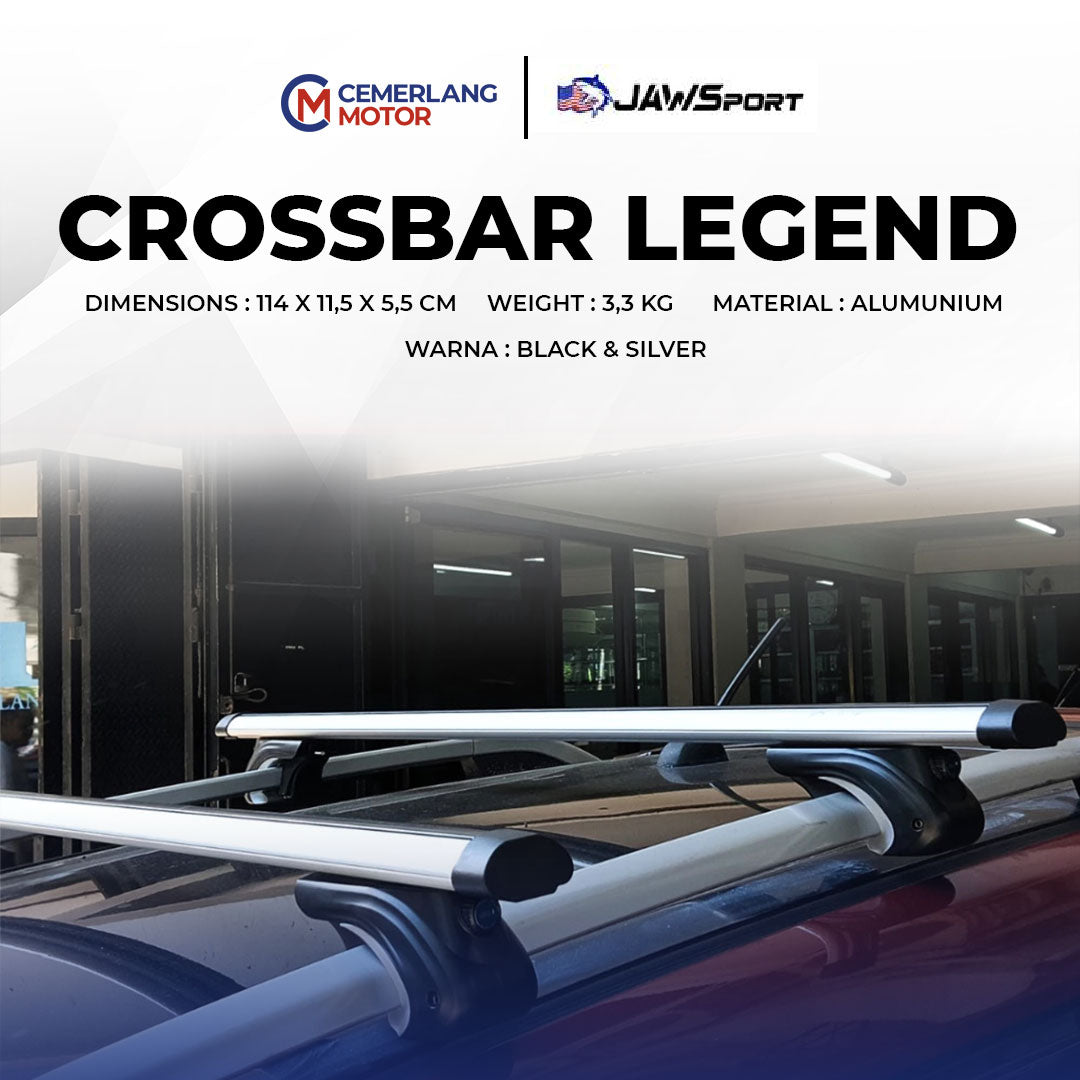 JAWSPORT LEGEND CROSS BAR MODEL JEPIT ROOF RAIL
