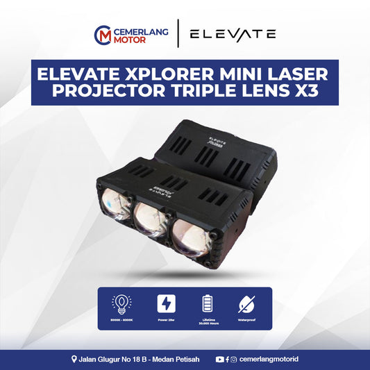 ELEVATE MINI PROJECTOR LED 3 MATA XPLORER X3