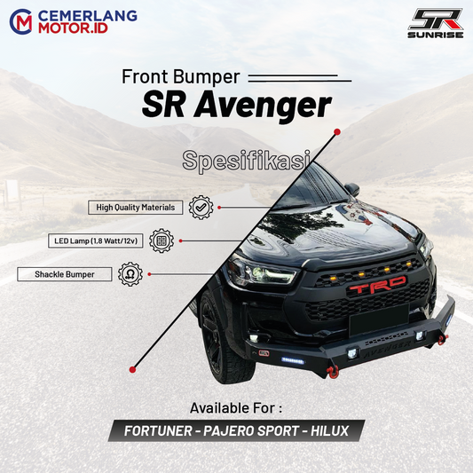 BUMPER DEPAN SR AVENGER EVO II