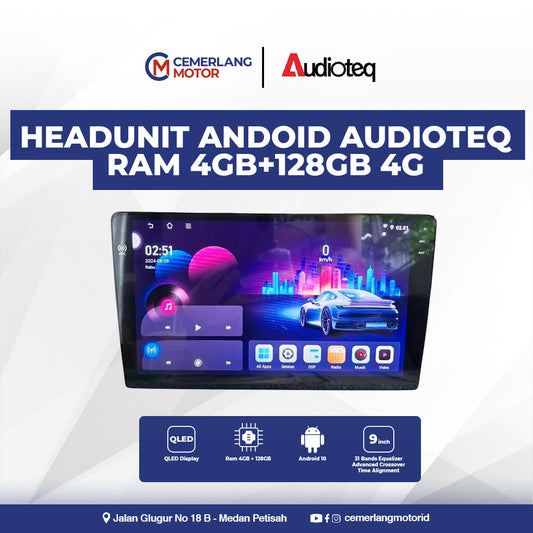 AUDIOTEQ HEAD UNIT ANDROID 4+128 GB
