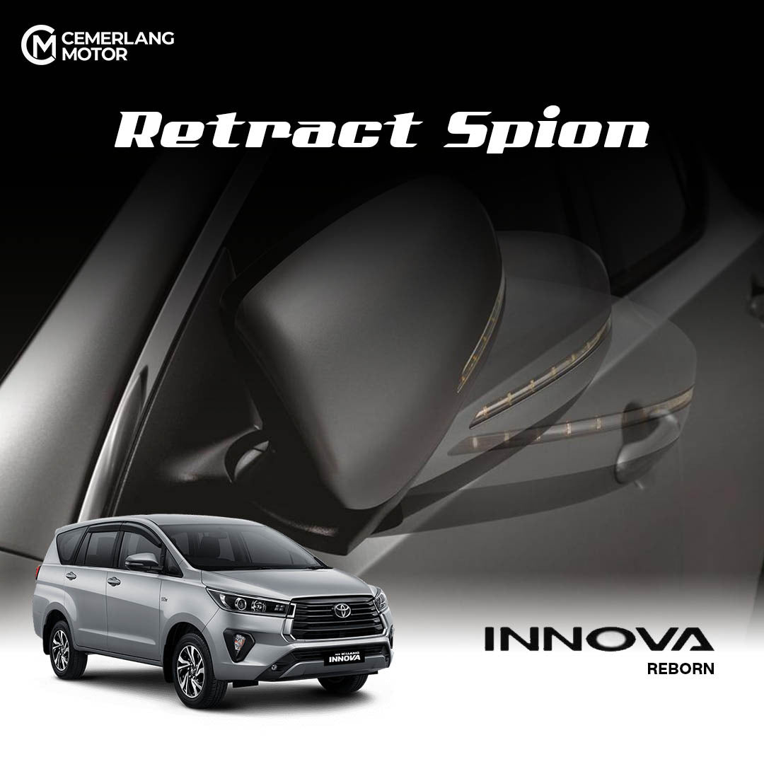 AUTO RETRACT FOLDING SPION LIPAT INNOVA ZENIX