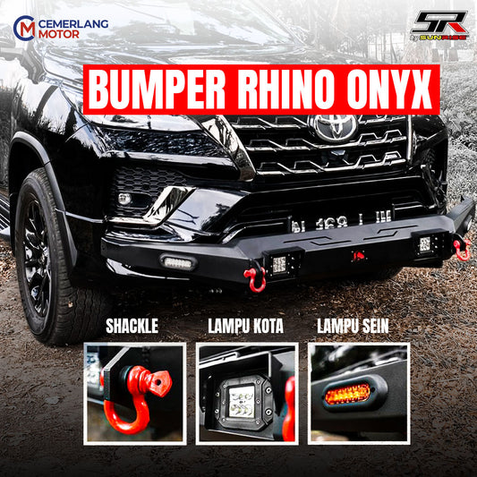 BUMPER DEPAN SR RHINO ONYX