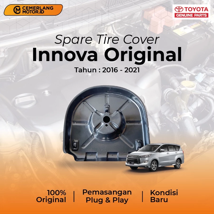 Cover Penutup Ban Serep Original Toyota Innova Reborn All Type
