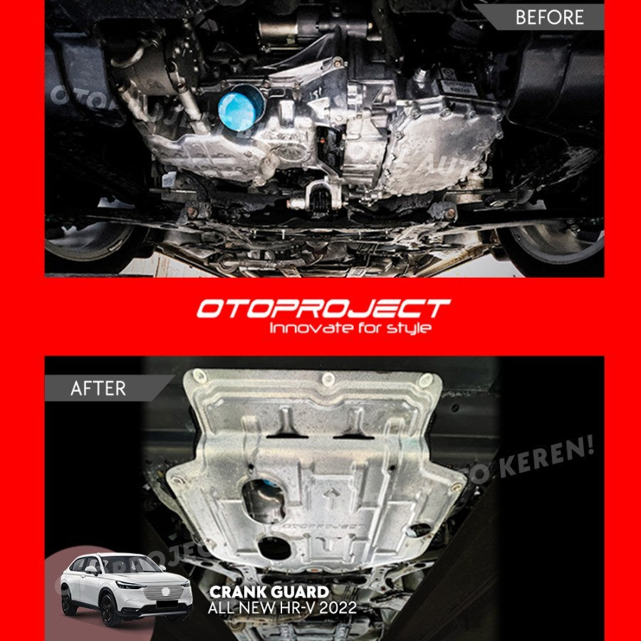Crank Guard - Cover Pelindung Bawah Mesin All New HRV 2022