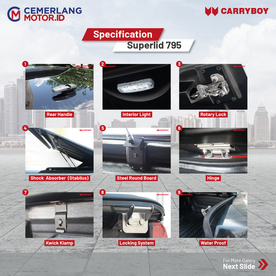 SUPERLID COVER CARRYBOY CB795 FOR TRITON (2017 - ON)