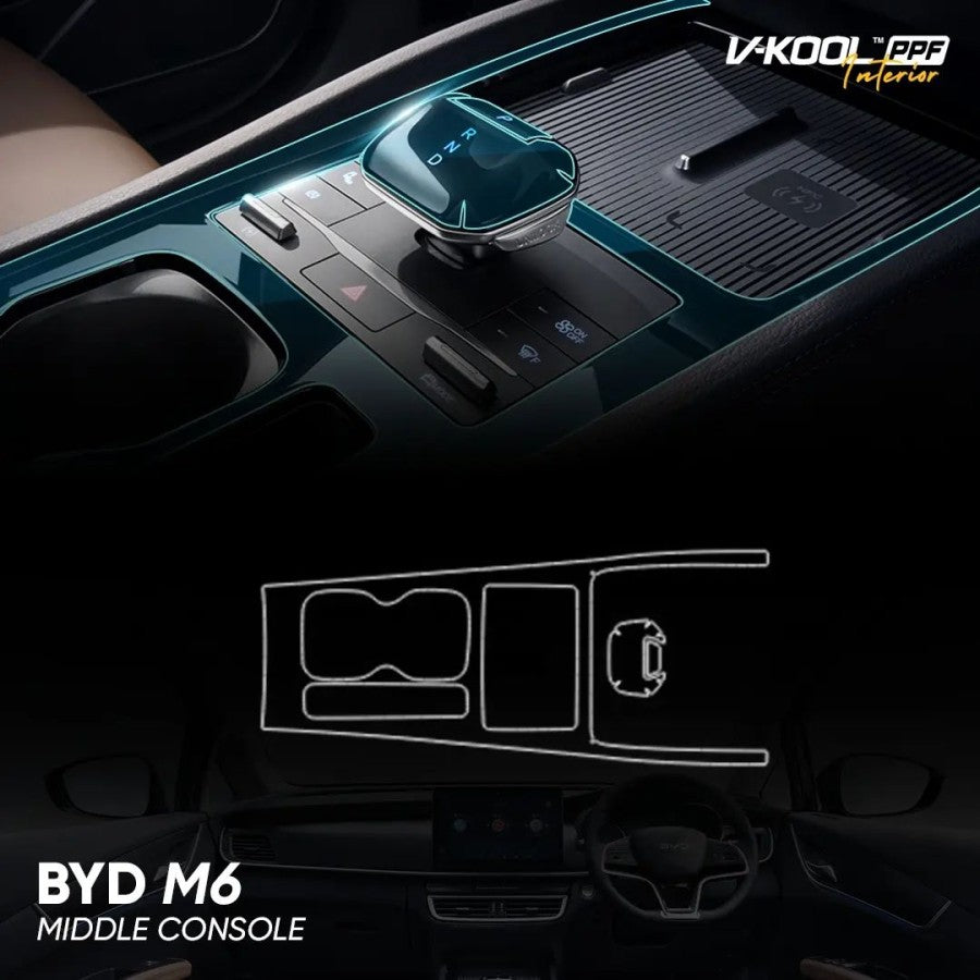 VKOOL PPF INTERIOR PROTECTOR ANTI GORES SCREEN BYD M6