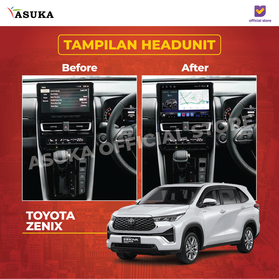 MIRAI HEAD UNIT ANDROID Z SERIES FOR ZENIX MR-1032 RAM 8+128 GB