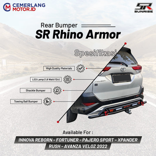 BUMPER BELAKANG SR ARMOR
