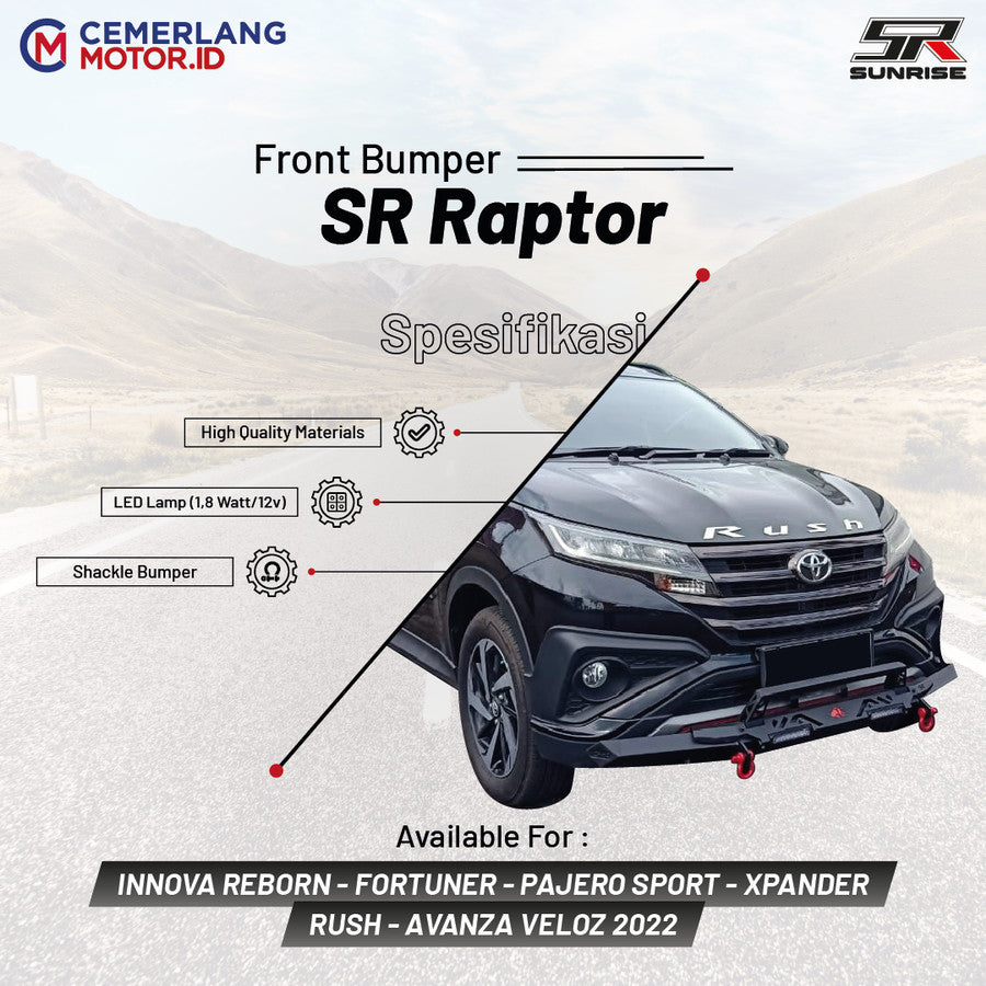 BUMPER DEPAN SR RAPTOR