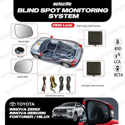 AUTOZILLA BLIND SPOT MONITORING SYSTEM TOYOTA INNOVA/ZENIX/FORTUNER