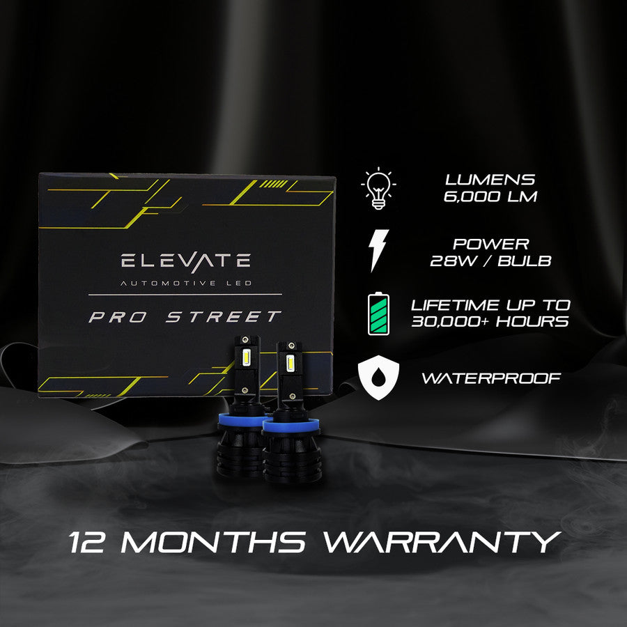 ELEVATE LED Pro Street H4 Lampu LED Headlamp 6000K 28W