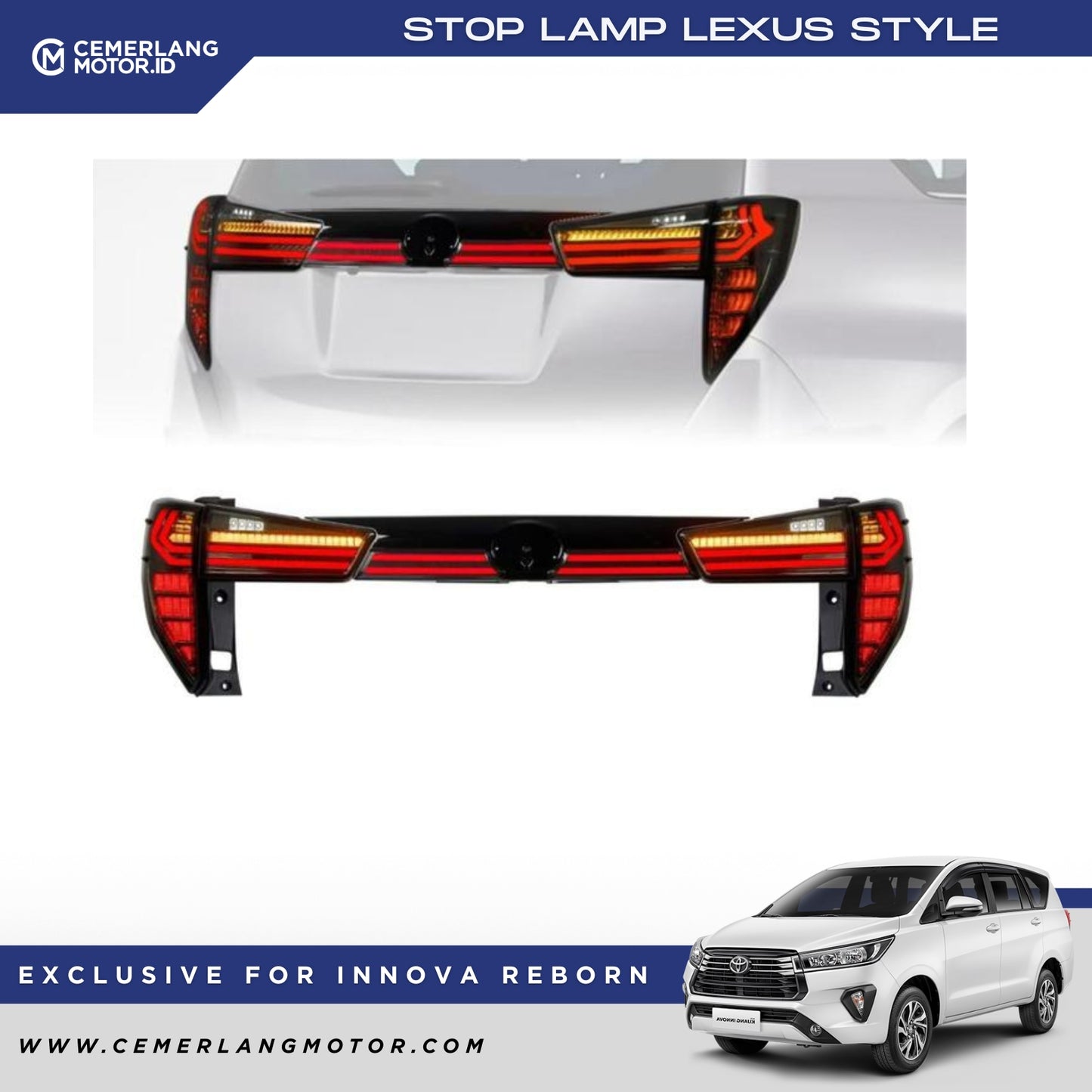 STOP LAMP LED INNOVA REBORN MODEL LEXUS STYLE