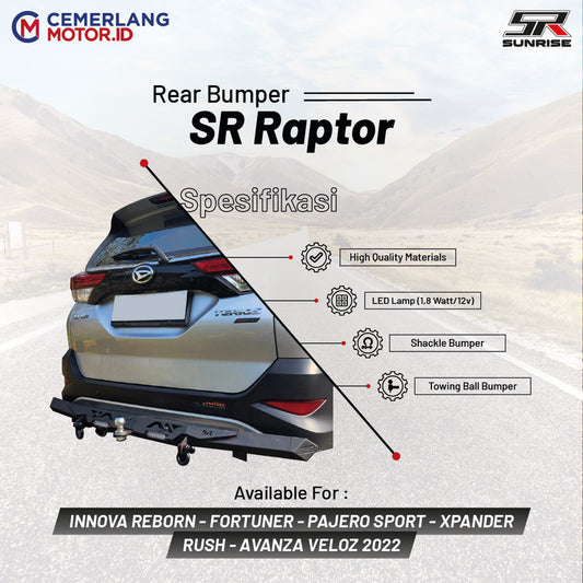 BUMPER BELAKANG SR RAPTOR