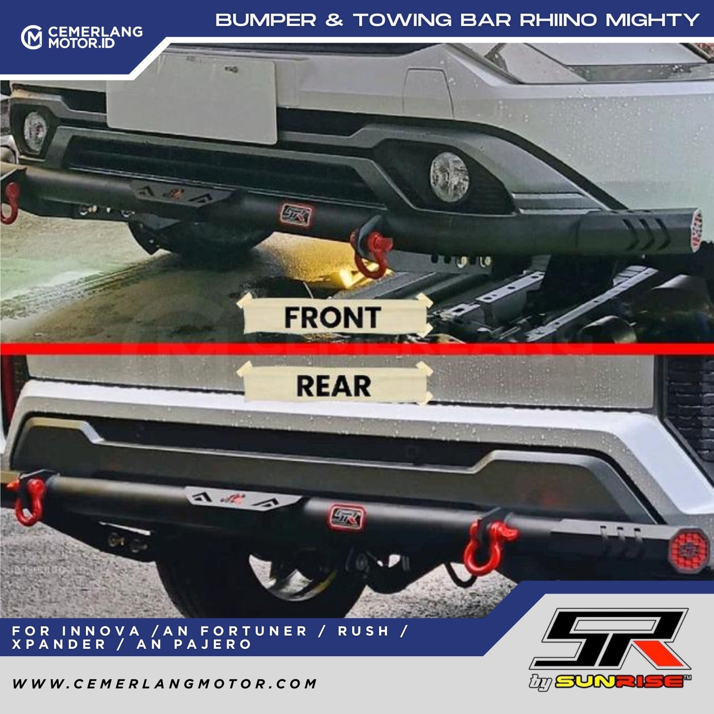 BUMPER BELAKANG SR RHINO MIGHTY