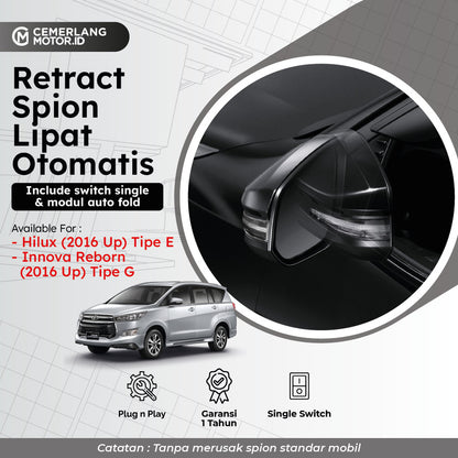 RETRACT SPION LIPAT OTOMATIS SWITCH SINGLE INNOVA REBORN