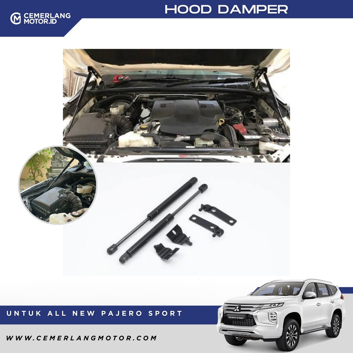 CRATO HOOD DAMPER SHOCK KAP MESIN