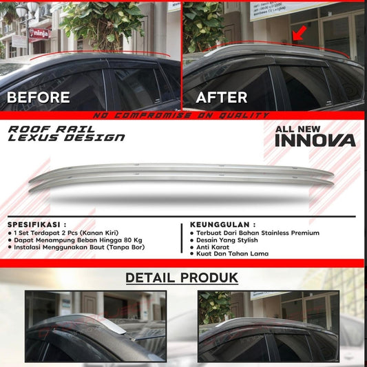 OTOPROJECT ROOF RAIL LEXUS DESIGN INNOVA REBORN
