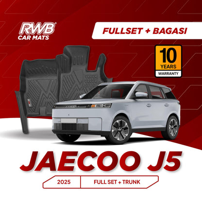 RWB KARPET 3D JAECOO J5 FULL SET + BAGASI