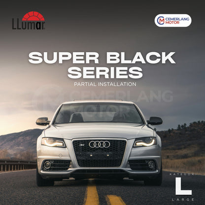 KACA FILM LLUMAR SUPER BLACK PARTIAL