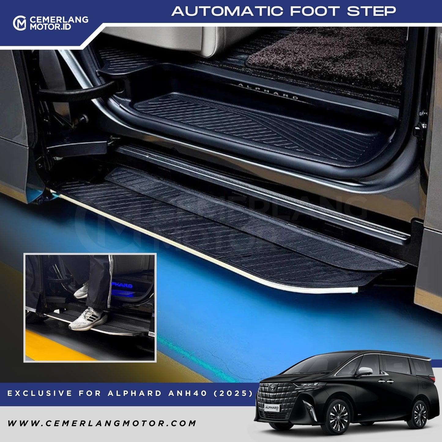 AUTOMATIC FOOT STEP ALPHARD 2025 ANH40