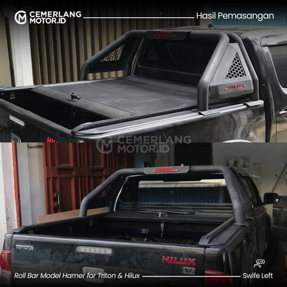 Roll Bar Model Hamer Short Hilux Revo 2016 - ON