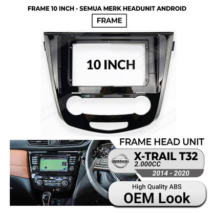 FRAME HEAD UNIT NISSAN XTRAIL X-TRAIL T32 2014-2020 10 inch OEM