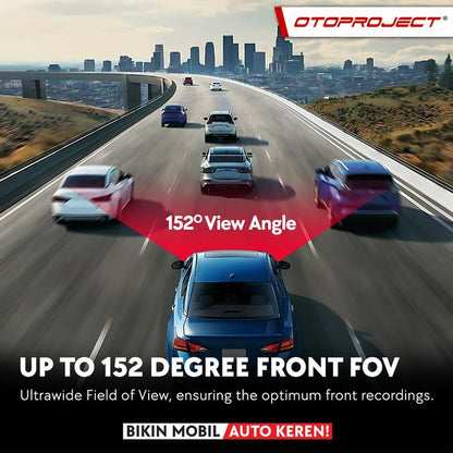 OTOPROJECT CAR DASHCAM ONYX 4K + REAR FULL HD CAM