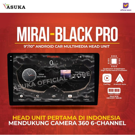 Mirai BLACK PRO Head Unit Android Z Series RAM 8/256
