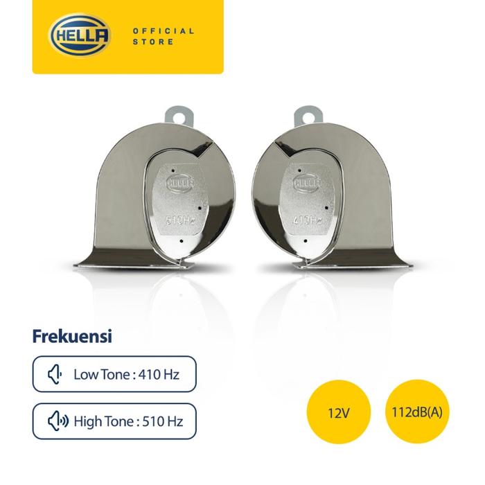 KLAKSON HELLA CHROME TWIN TONE