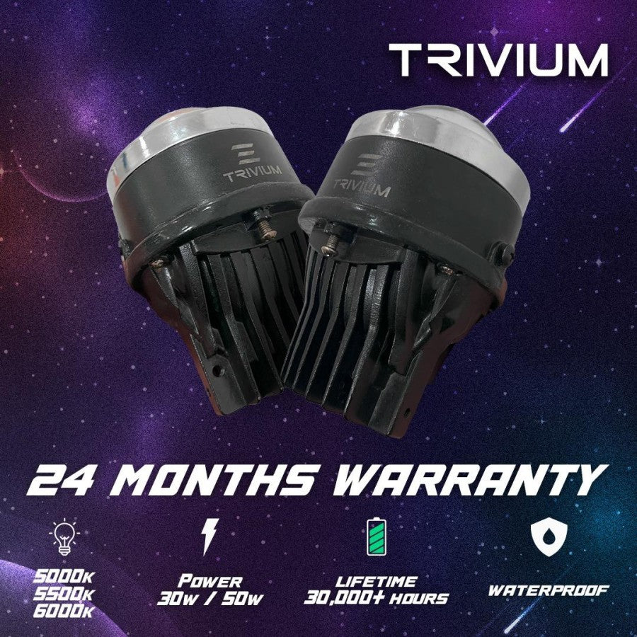 ELEVATE TRIVIUM FOGLAMP PROJECTOR LED 3" 3 WARNA