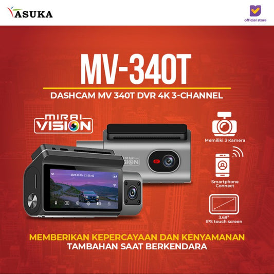 MIRAI VISION DASH CAM MV 340T