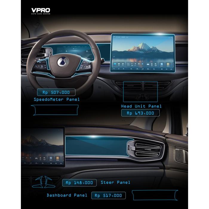 V-KOOL PPF INTERIOR DENZA D9 FULL SET