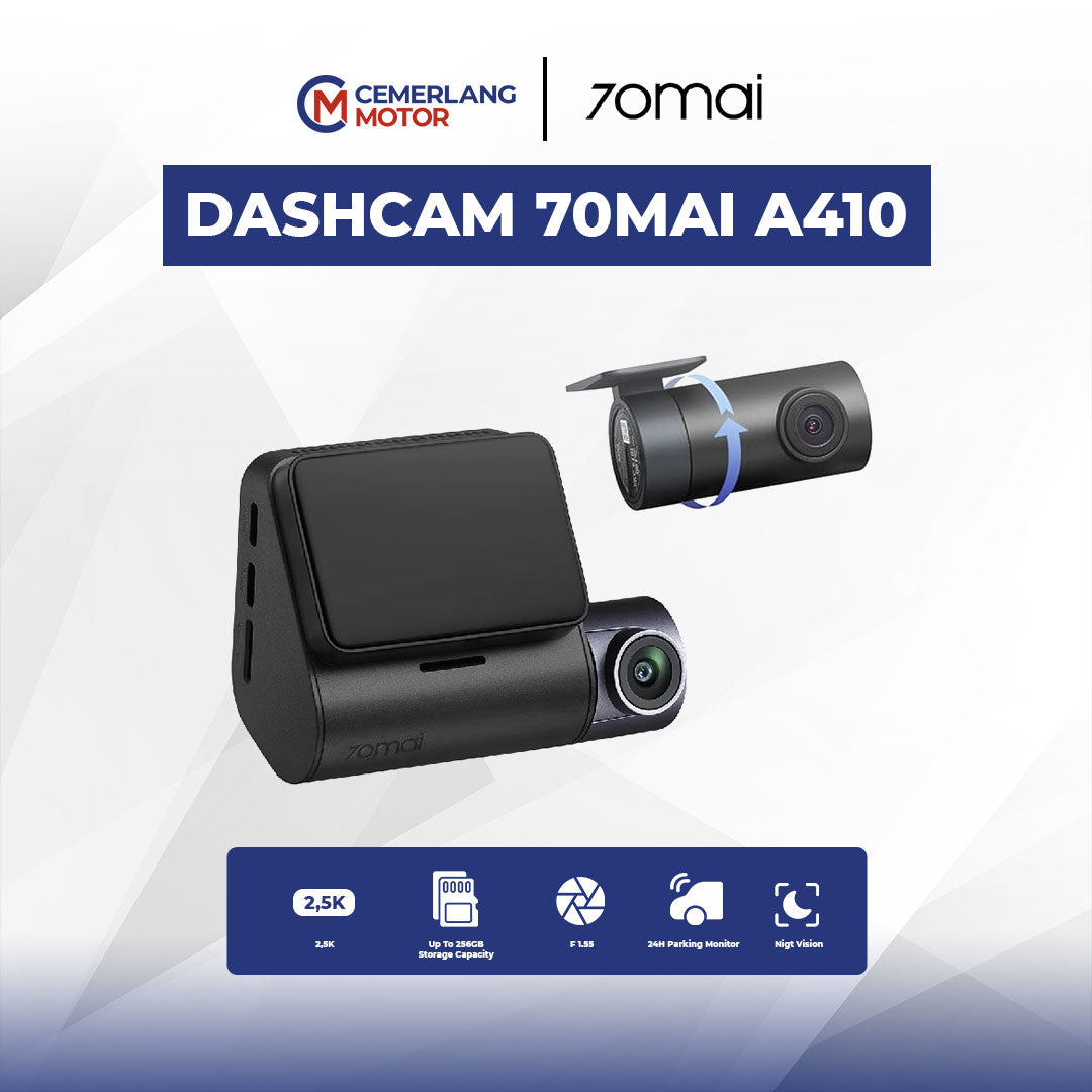 70MAI DASH CAM A410 HDR 2.5K Super Night Vision 24H Parking Monitor Built-in GPS