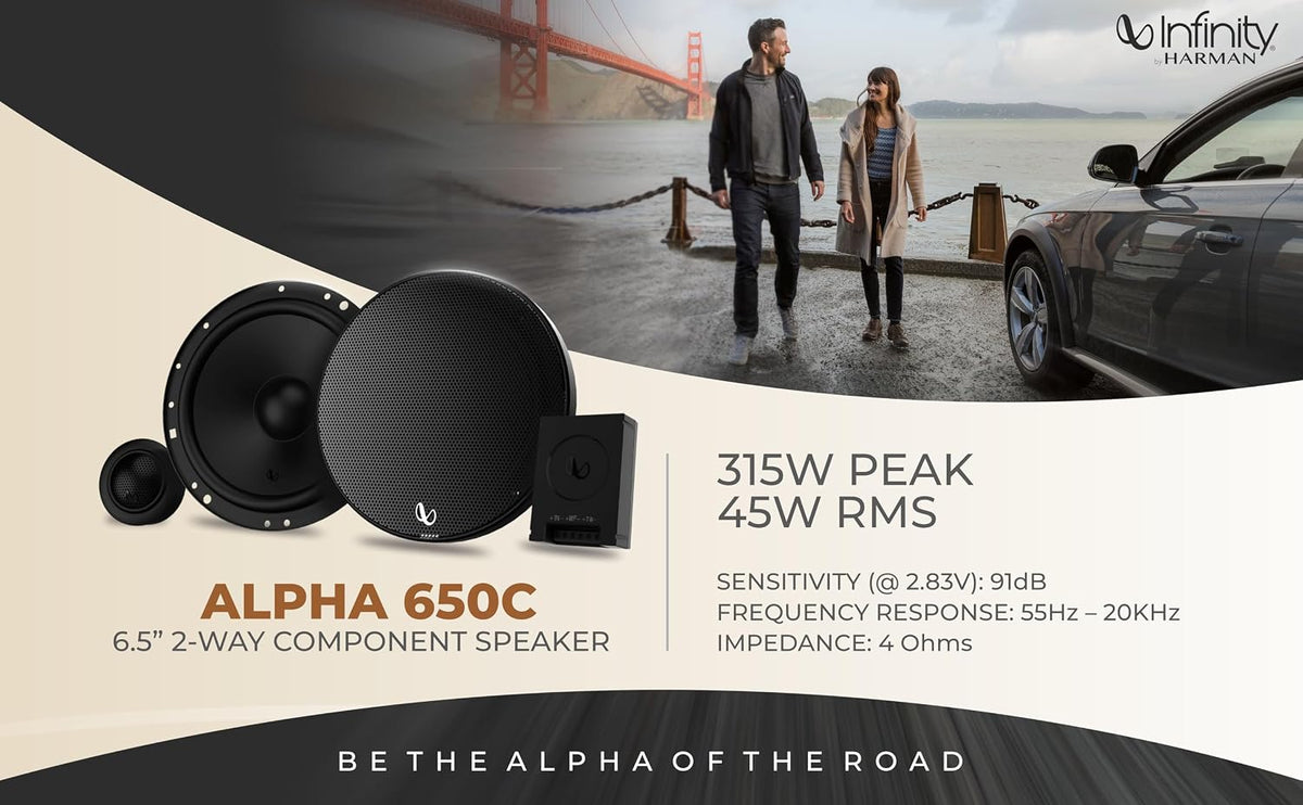 SPEAKER SPLIT 2-WAY INFINITY ALPHA 650